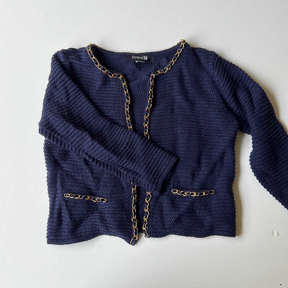 Forever 21 sweater with chains!